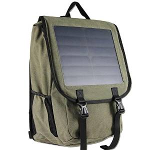 Portable and Fashionable Business Solar Charger Backpack with 10W Solar Panel & Standard USB Data Cable