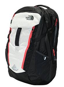 THE NORTH FACE SURGE BACKPACK TNF BLACK / FIERY RED