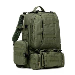 Generic Hiking Camping Mountain Climbing Backpack,Color-Army Green