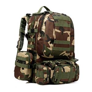 Generic Hiking Camping Mountain Climbing Backpack,Color-Woodland Camouflage