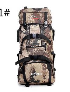 Large-Capacity Multi-Functional Outdoor Riding Mountaineering Camping Tactical Camouflage Shoulder Bag 90L , color 2#