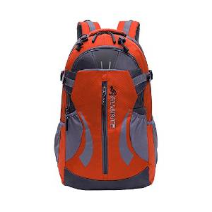 Orange Fashionable Outdoor Hiking Camping Travel Gym Backpack Bag