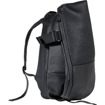 Cote&Ciel Isar Medium Veneer Neoprene Backpack - Onyx Black