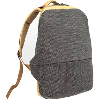 Cote&Ciel Meuse Twin Touch Grid Backpack - Juniper Green/Caramel