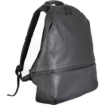 Cote&Ciel Meuse Coated Canvas Backpack - Black