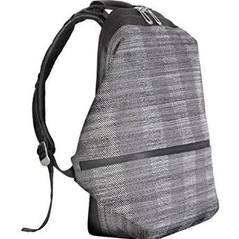 Cote&Ciel Meuse Herringbone Weave Backpack - Concrete