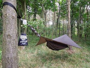 Hennessy Deluxe Explorer Asym Classic Hammock USED ONCE Snake Skins Included