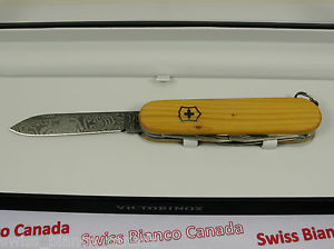 Victorinox 2014 Limited Edition Damascus Wood Spartan Swiss Army Knife #4035