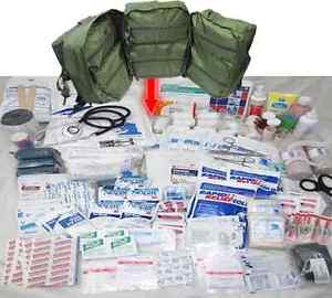 Coreman M17 Medic Bag Trauma First Aid Kit Stocked Military Medic Survival Gear.