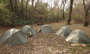 Catoma Combat Tent II USMC Design 2 Person Tent Olive Drab To Desert Tan