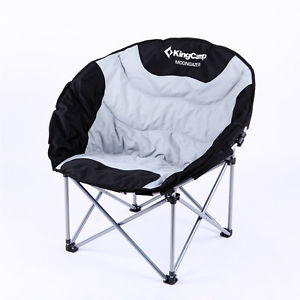 Kingcamp Moon Leisure Lightweight Camping Chair-Padded Seat HeavyDuty Cooler Bag