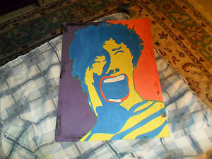 80's Pop Culture NEW WAVE SKATER PORTRAIT PAINTING "SCREAMER" By Zack Richardson