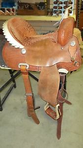 15" BILLY COOK WESTERN BARREL SADDLE 2 838