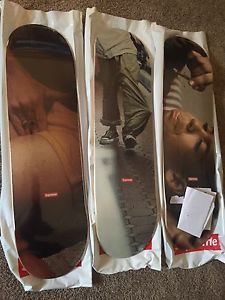 Supreme Larry Clark Kids Skate Deck Set Make Out Blunt 40 oz. S/S 15 Northface