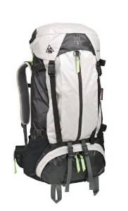 Coleman Exponent Chinkapin X65 Internal-Frame Pack,Black/White