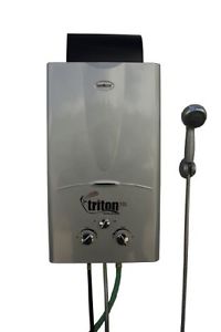 Camp Chef Triton 10L Port. Water Heater Silver