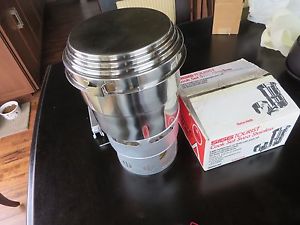 Vintage Sigg Tourist in Stainless with Naked Svea 123   NWT