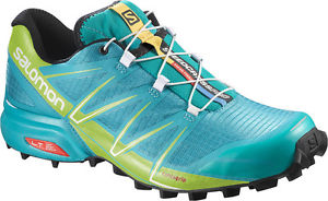 Salomon Speedcross Pro Women's Running Shoes Teal Blue F/Granny Green/White 3760