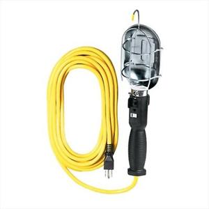 Voltec 50 ft. SJT, 75 Watt Yellow Metal Work Light, Outlet In Handle, Case Of 6