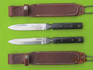 Rarität: 2x Randall "Jack Crider Special" mit Micarta Griff als Matching Set