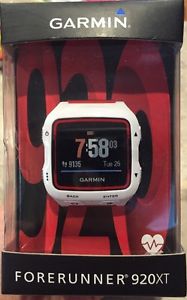 Garmin - Forerunner 920XT Multisport GPS Watch - White/Red