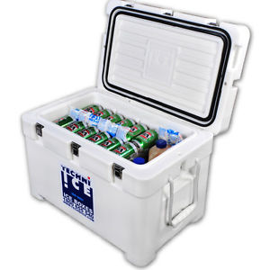 ICE BOX COOLER BIN CHEST CAMP Techni ice NEW SIGNATURE SERIES 8–25 DayRated 45L