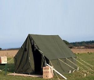 US Army WWII ARMEEZELT SMALL WALL TENT (Repro) OLIV