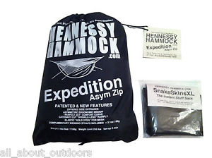 HENNESSY HAMMOCK HIKING, HUNTING & FISHING "EXPEDITION ASYM ZIP" INC SNAKESKINS