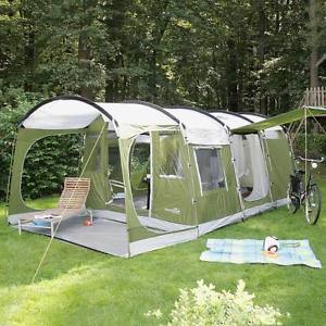 skandika Saturn 4 persone Tenda campeggio Tunnel Zanzariera 655x290 cm nuova