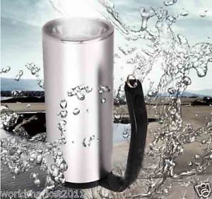 Aluminum Alloy Bright Light Long Shots Waterproof Flashlight Torch Lamp Silver