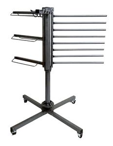 Equiracks Tack Rack Rotary Versatile Multi Storage Steel Gray RTR-1083