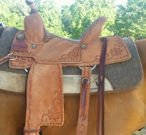 14' AMMERMAN ANGEL KISSES BARREL SADDLE