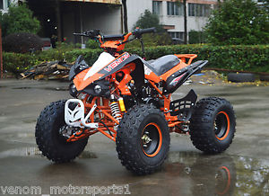 Venom 125cc Quad Sport ATV w/ Big tires 4 Wheeler REVERSE & WARRANTY - FREE S/H