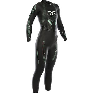 TYR Hurricane CAT3 Wetsuit - Women's Black/Seafoam L