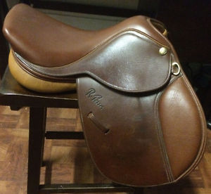 14" Rodrigo Pessoa Pony Saddle  Short Flap - 4.5" dot to dot