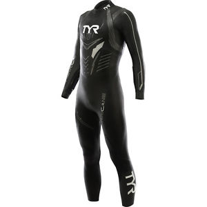 TYR Hurricane CAT3 Wetsuit - Men's Black/Silver XL