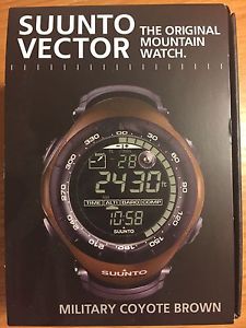 Brand New Suunto Vector Mountain Watch Military Coyote Brown