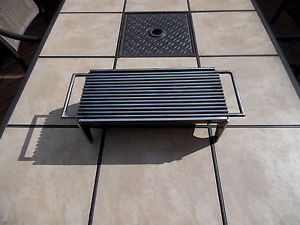 Hibachi style open pit portable grill bbq