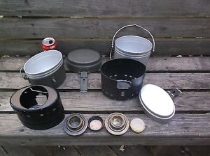 VINTAGE SWISS SVEA CAMPING STOVE LOT