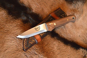 Bushcraft knife hand made woodlore style.