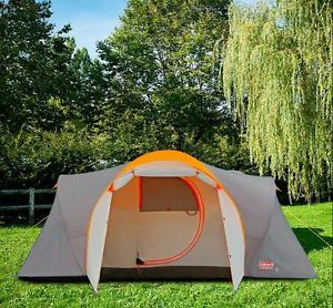 Coleman Tent 6 Person Outdoor Festival Man Camping Family Holiday Mountaineering