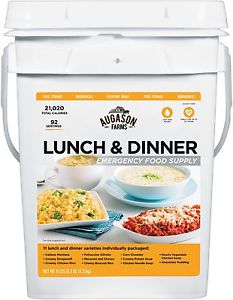 Emergency Food Supply Lunch Dinner Pail Augason Farm Survival Storage Serving