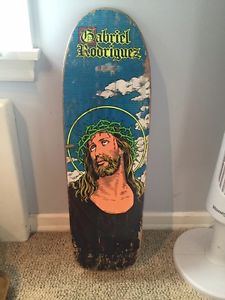 1991 Gabriel Rodriquez Jesus 90's 101 Original Rare Vintage Skateboard OG Natas