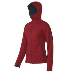 ULTIMATE HOODY WOMEN, carmine-indigo, MAMMUT, Softshelljacke, Windstopper, Kapuz