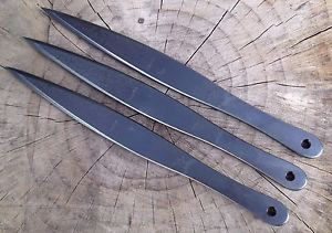 Slim Pattern 10-1/2" Throwing Knife Set of 3 Knives from Crescent Knife Works.