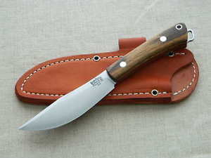 Bark River Trail Buddy Fixed Blade Knife w/ A2 Tool Steel & Bocote Wood Handle!