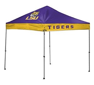 NCAA Louisiana State Tigers Straight Leg Canopy (10 x 10-Feet), new in case,OBO