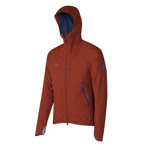 ULTIMATE HOODY Jacket MEN, carmin-imperial,Windstopper, Skitouren- u. Wanderjack