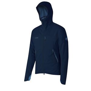 ULTIMATE HOODY Jacket MEN, marine-imperial,Windstopper, Skitouren- u. Wanderjack