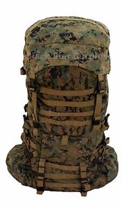 USMC Digital MARPAT Camo ILBE Gen II Main Pack  -Backcountry Hiking Pack